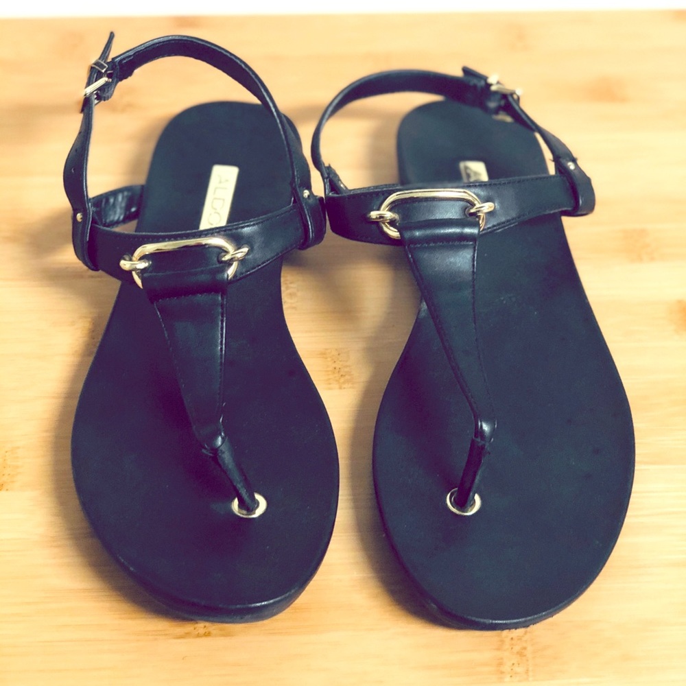 Aldo black flats